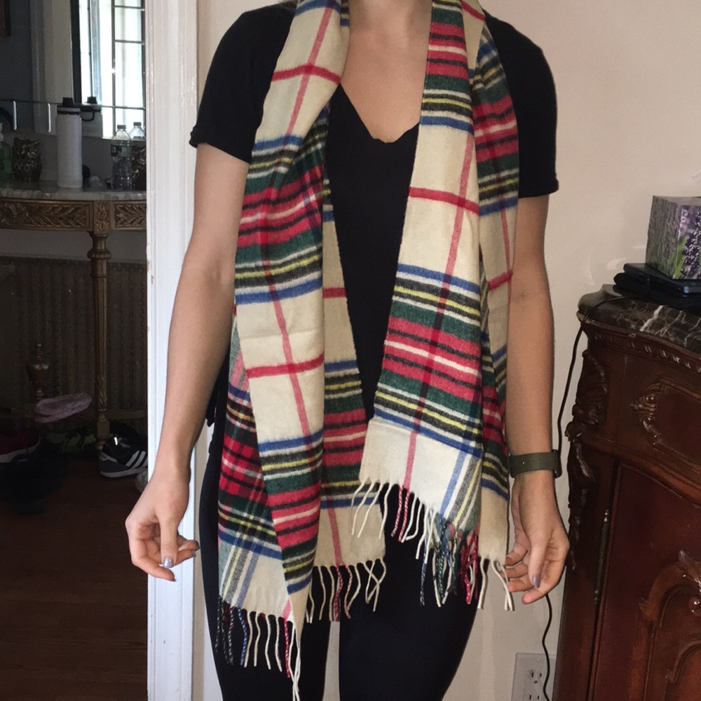 Vintage Plaid Scarf